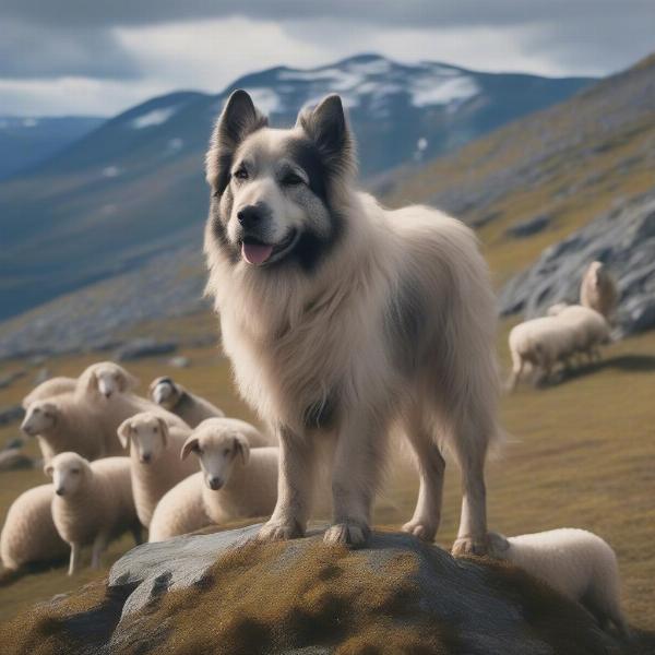 Sarplaninac Guarding Livestock