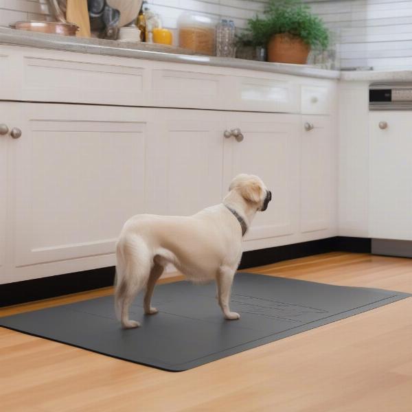 Scat Mat Placement on Kitchen Counter