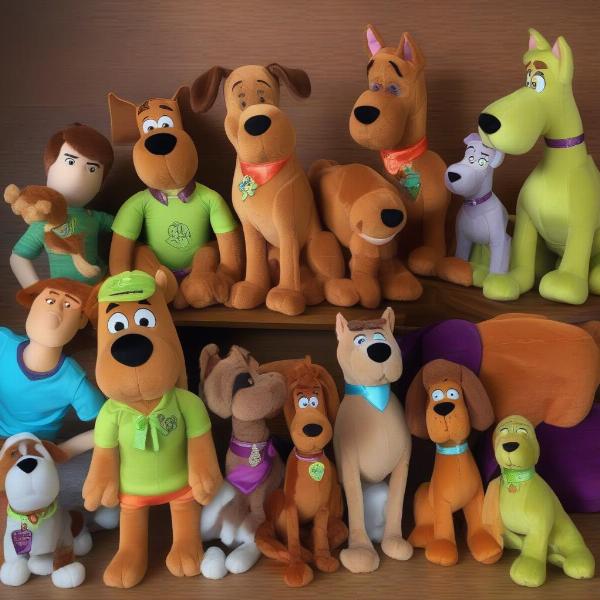 Plush Scooby Doo dog toys