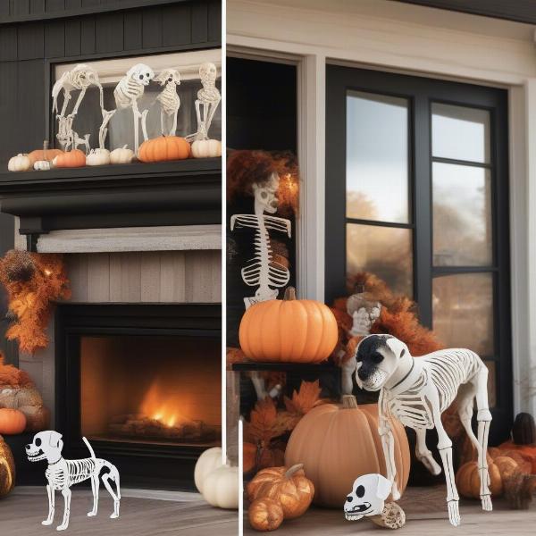 Skeleton Dog Halloween Decoration Ideas