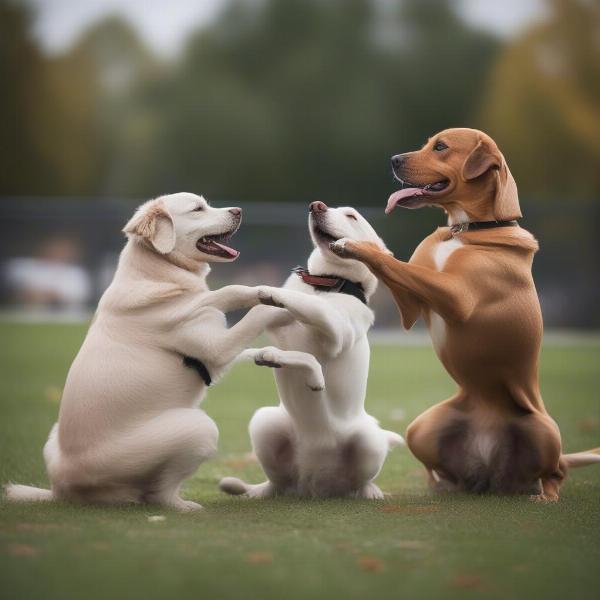 Socializing Dogs at a Naperville Dog Park