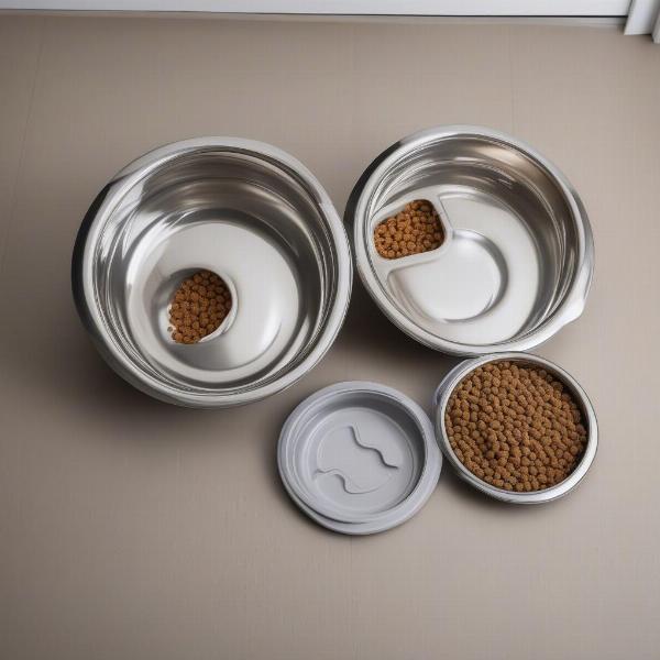 Stainless steel dog bowls