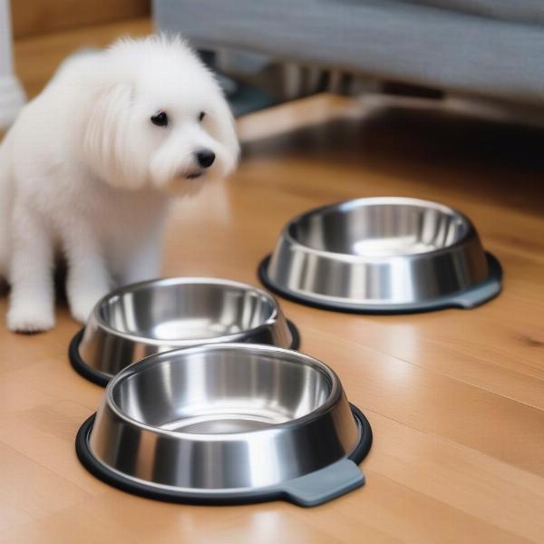 Stainless Steel Dog Bowls for Small Breeds