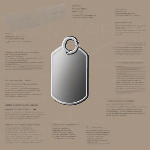 Star Wars Dog Tag Materials