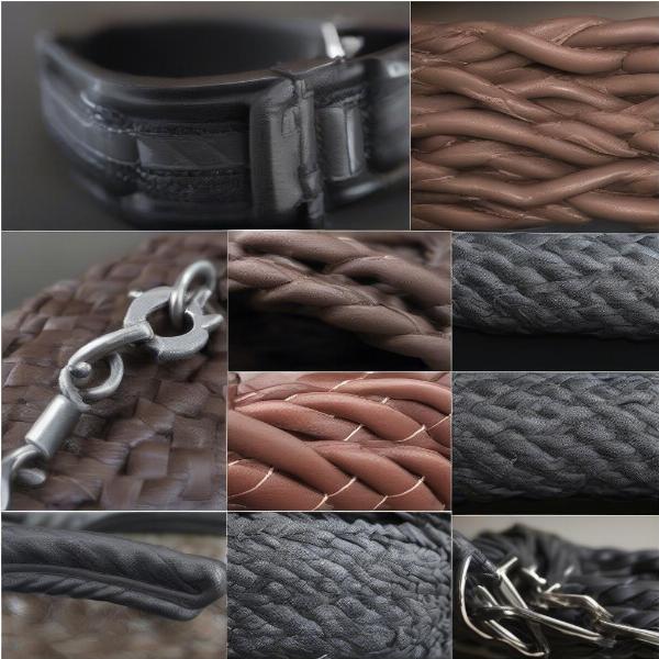 Different Strong Dog Lead Materials