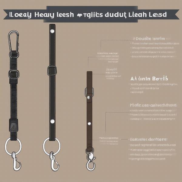 Strong Dog Leash Types