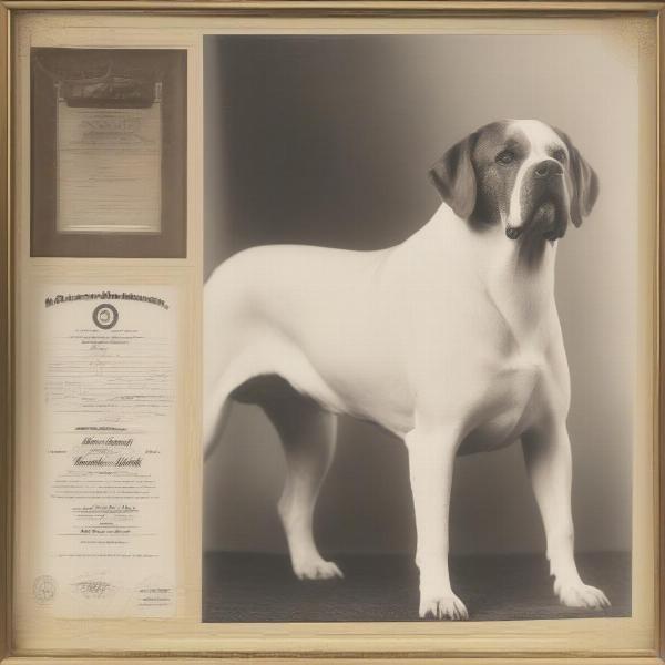 Stud Dog with Pedigree Certificate