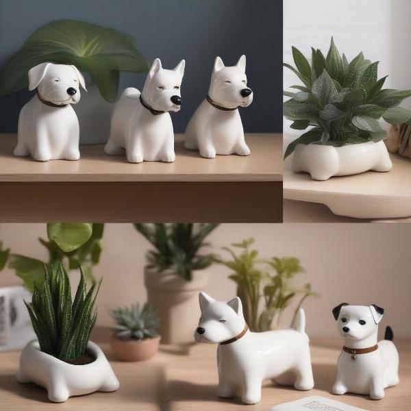 Creative uses for ceramic dog planters