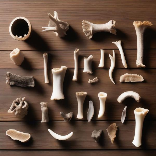 Variety of dog antler chews