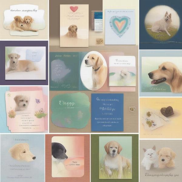 Examples of Sympathy Cards for Pet Loss