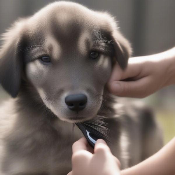 Regular grooming is essential for maintaining your Tamaskan's coat.