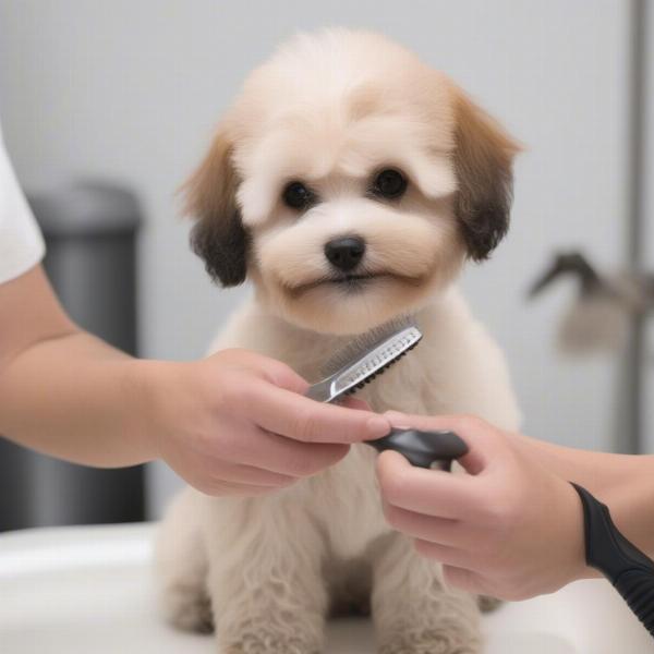 Grooming a Teacup Maltipoo