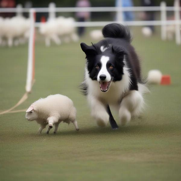 Texas Stock Dog Association Competition