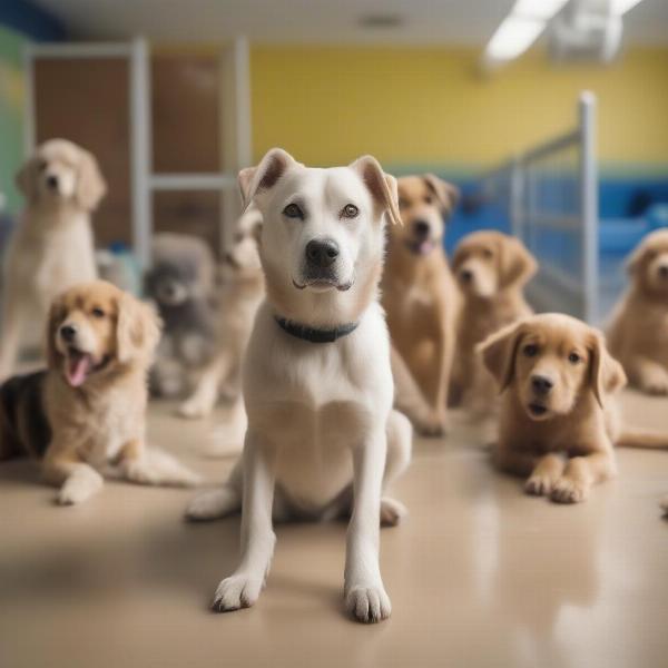 Timid Dog at Daycare