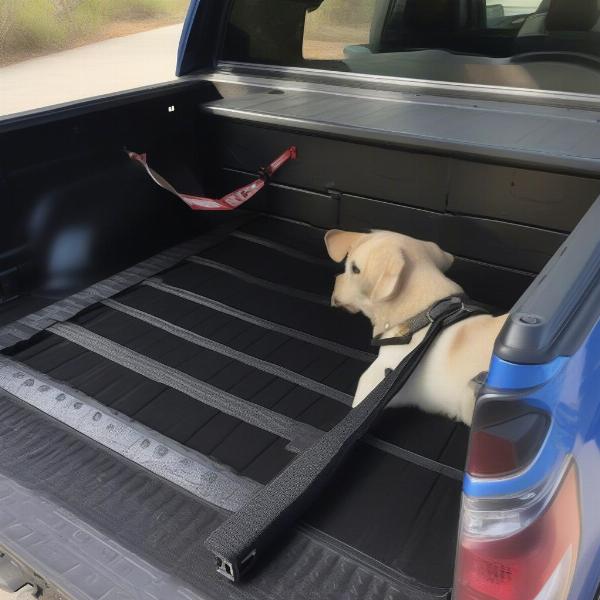 Securing a Dog Box in a Toyota Tacoma Truck Bed