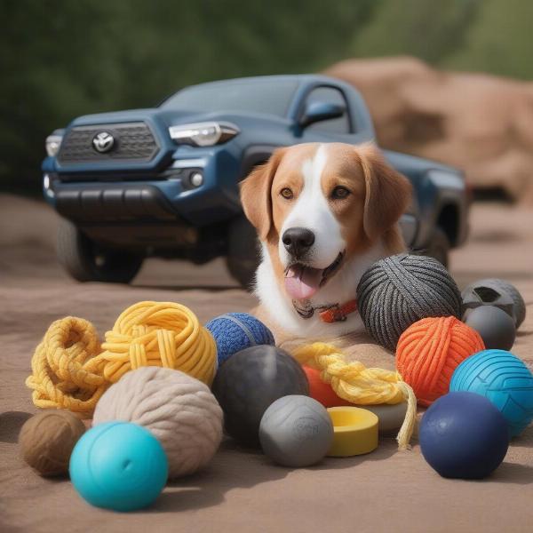 Durable Dog Toys for Tacoma Adventures