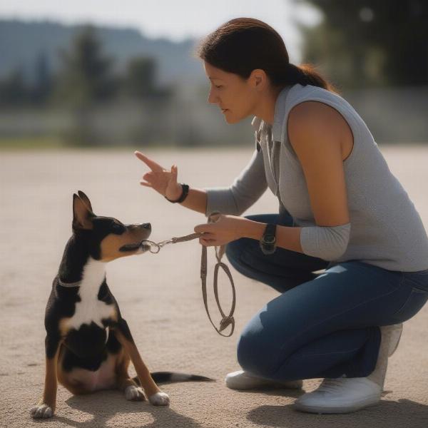 Training an Australian Cattle Dog Basenji Mix