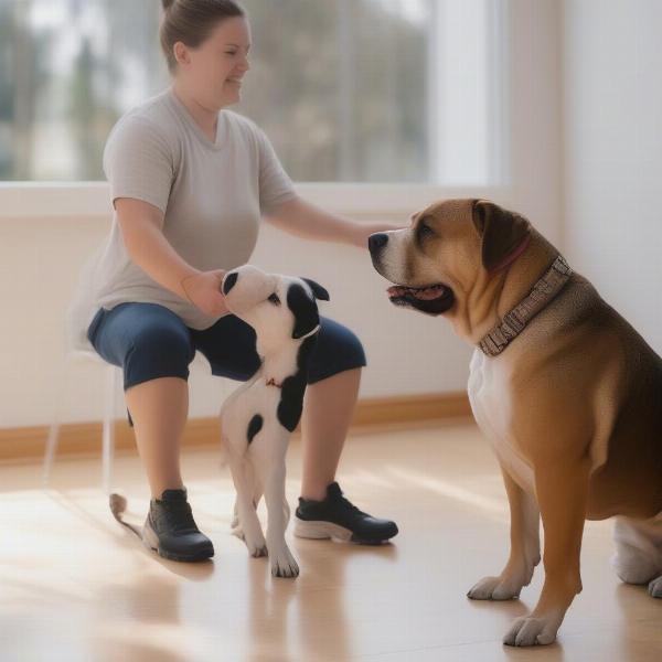 Training and Big Bully Dogs