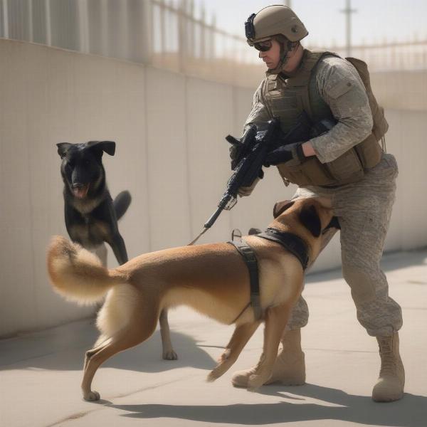 Unauthorized Interaction with a Military Dog