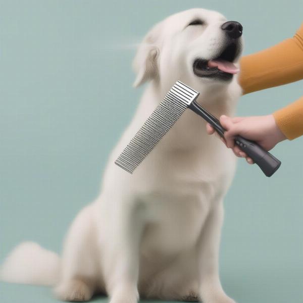 Using Dog Grooming Rake Correctly