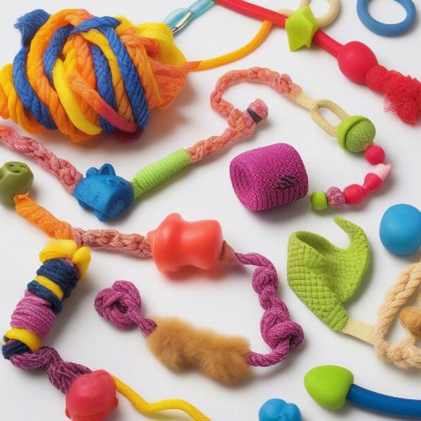 Variety of Chew Toys for Small Dogs