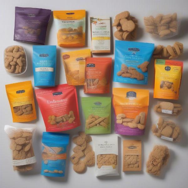 Variety of Hypoallergenic Dog Biscuits