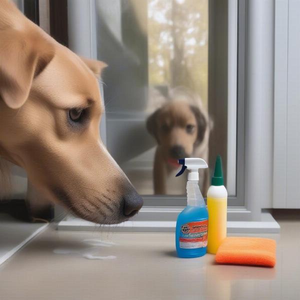 Cleaning a Doggie Door