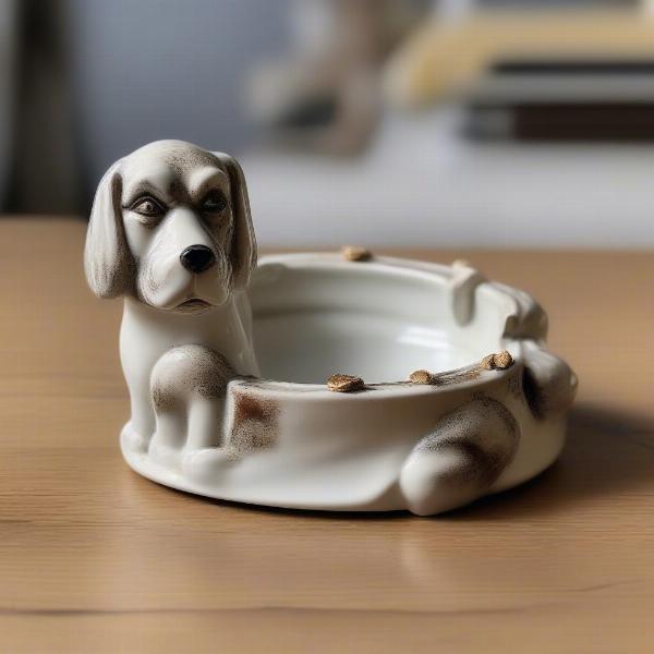 Vintage Dog Ashtray Collectible