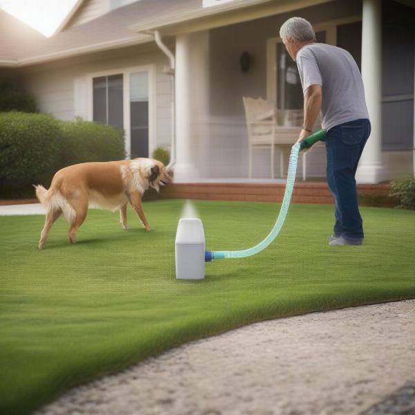 Handling Dog Urine Spots on the Lawn