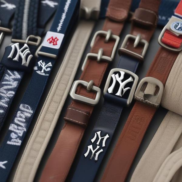 Yankees Dog Collar Materials